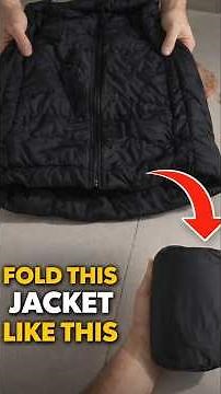 Fold Any Jacket Into a Tiny Pack 🔥