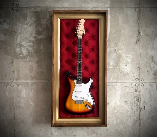 Guitar Wall Display Frame, Guitar Hanger Wall Mount for Fender Gibson Ibanez 115x60 - Etsy