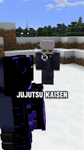 Jujutsu Kaisen in Minecraft!😱 #minecraft #jujutsukaisen #shorts #minecraftshorts