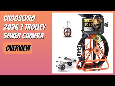 REVIEW (2026): ChoosePRO 2026 7 Trolley Sewer Camera. Features