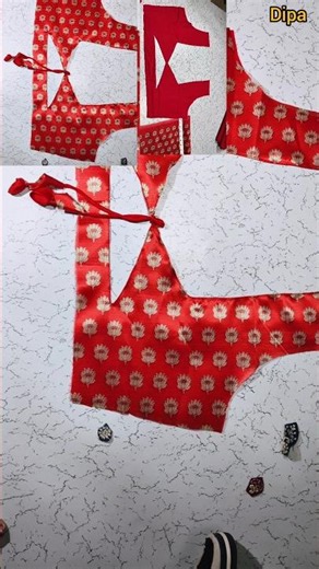 simple and easy blouse design cutting and setting । neck design #blousedesign #shorts