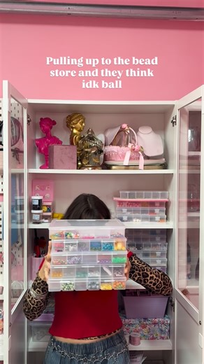 GG Says Hello on Instagram: "If there’s one thing I know it’s BEADS, I source from local bead stores, vintage stores and take apart old jewelry ✨ come create your own custom accessory with my archives of beads at 3536 NE 12th Avenue Oakland Park FL 33334 💗 #relatable #pov #fyp #handmadejewelry #jewelrymaker"