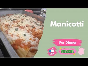 The BEST Manicotti Recipe 🍝✨ | Classic Italian Comfort Food Made Easy