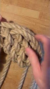 How I make a traditional hemp rope fender ⚓️