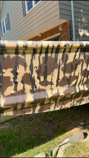 Duck Boat Paint Job✅ Havoc Timber Pattern with RedLeg Camo Stencils 🔥