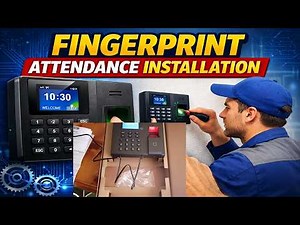 Fingerprint Attendance Installation | Biometric Attendance System Setup & Configuration Guide part 1