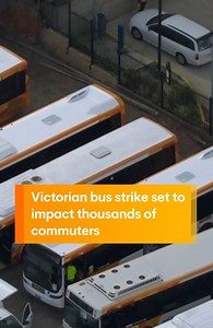Bus drivers in Victoria are walking off the job for a 24-hour strike. #strike #busdrivers #bus #rbtu #busstrike #commuter #sunriseon7 WATCH SUNRISE FOR MORE | @7plus ☀️ | Sunrise