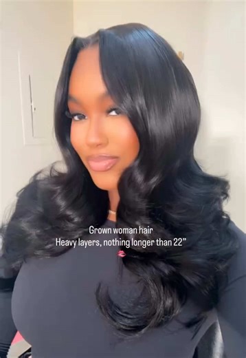 Grown Woman Hair 🫦 2x6 Quickweave KSxCo Pack Hair 16” 18” 18” 20” 22” #atlantahairstylist #atlantahair #atlantaquickweaves #heavylayers