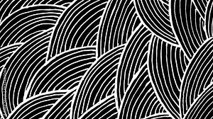 White wiggly hand drawn semicircle curve line pattern doodle overlay animation