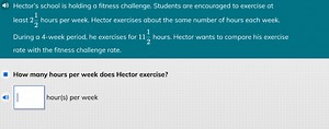 Hector's school is holding a fitness challenge. Students are en... | Filo
