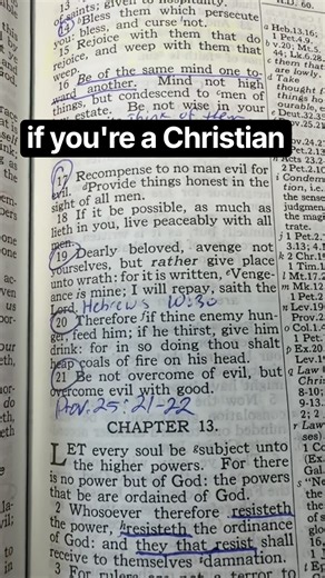 Love your enemies - Romans 12:17-21 Bible Devotion #love #gospel #Jesus #God