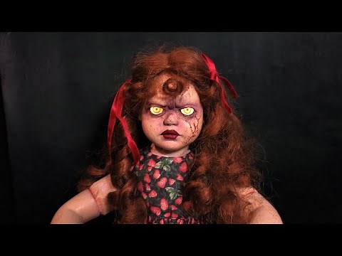 How To Make A Creepy Doll - Turn Any Doll Into A HAUNTED Doll!