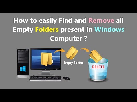 How to easily Find and Remove all Empty Folders present in Windows Computer ?