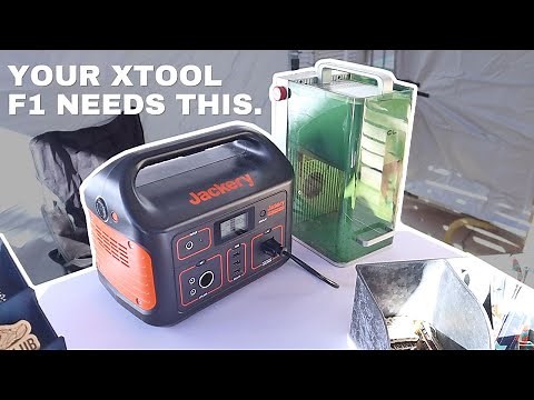 Your Laser NEEDS This! // xTool F1 + Jackery E500