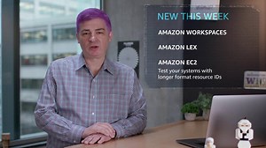 34K views · 47 reactions | Launches last week included WorkSpaces supporting Windows 10, exporting Lex files in JSON format & EC2 supporting longer resource IDs! | Amazon Web Services | Facebook