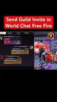 World Chat me Guild request kaise bheje | how to send guild invite in world chat
