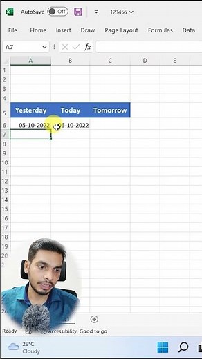 🤯 Excel Magic: Instantly Get Any Dynamic Date in Your Spreadsheet! #excel #office #spreadsheet