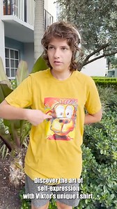 Discover the art of self-expression with Viktor's unique t-shirt, designed by a 16-year-old autistic artist who brings vibrant creativity to life. 🎨 #ViktorsArt #AutisticArtist #ArtForACause | Vichy’s art