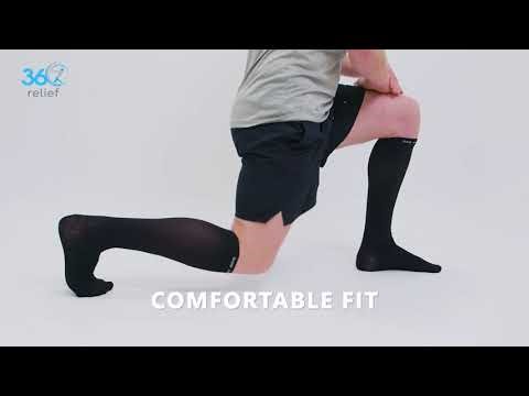 360 Relief Compression Socks for Men, Women, Travel, Flights, Running, Nurses & Cycling