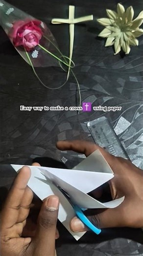 Easy way to make a cross✝️using paper | Jesus Christ | Alex Official | #jesus #jesuschrist #love