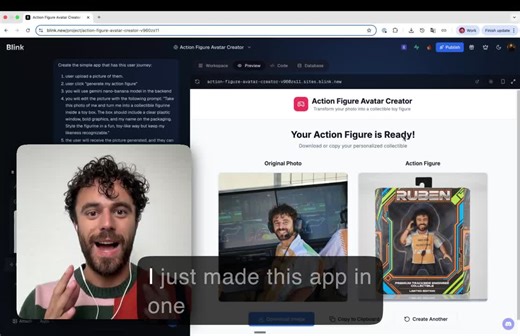 RIP software.This AI made me an app (in seconds):Read the full guide → https://lnkd.in/dchBme3n. It took me 60 seconds to 1) prompt 2) create 3) host on a domain 4) and make an entire app… | Ruben Hassid | 238 comments