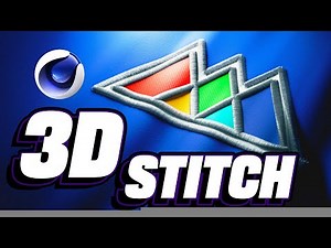 Sew What!? 3D Stitching Tutorial in Cinema 4D