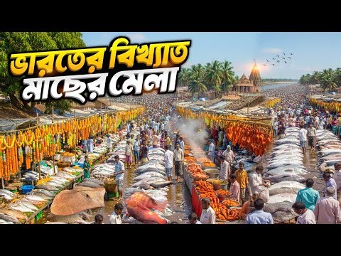 ভারতের বিখ্যাত মাছের (উত্তরায়ণ) মেলা | India’s BIGGEST Fish Mela! 🇮🇳