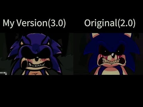 Vs Sonic.Exe - Comparison of my animation's with the original animation's