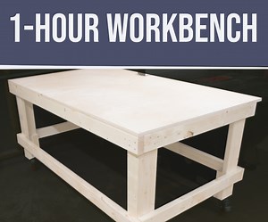 DIY 1-Hour Workbench / Outfeed Table