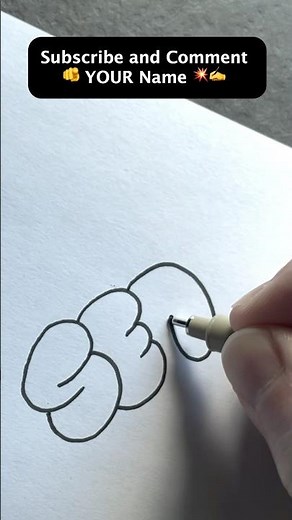 ✍🏻💥HOW TO DRAW BUBBLE LETTERS - Sean (Easy Tutorial)