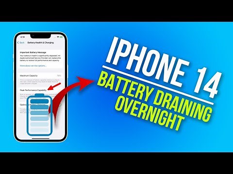 How To Fix iPhone 14 Battery Draining Overnight