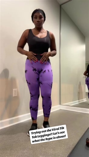 Trying out the VIRAL TIK TOK leggings!! Had to see what the hype was about!!! Now I 👀 😂#xinyouclothing #viraltiktokleggings #leggingsreview #adeevahlifestyle #adeevahlifestyle
