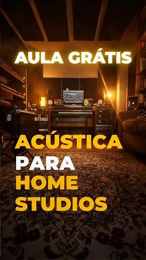 Aula Completa☝️ Acústica de Home Studios #acustica #produçãomusical