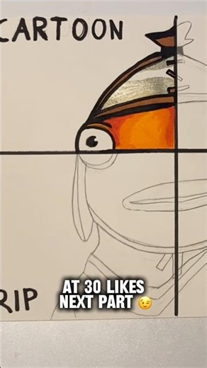 Drawing Fishstick 🐟from Fortnite #art #drawing #artist