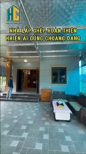NHÀ LẮP GHÉP HOÀN THIỆN KHIẾN AI CŨNG CHÓNG VÁNG #nhalapghep #nhadep