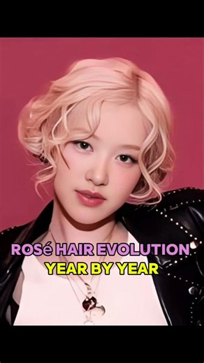 ROSIE HAIR EVOLUTION OVER YEAR !#rosé #blackpink #kpop #viral #trending