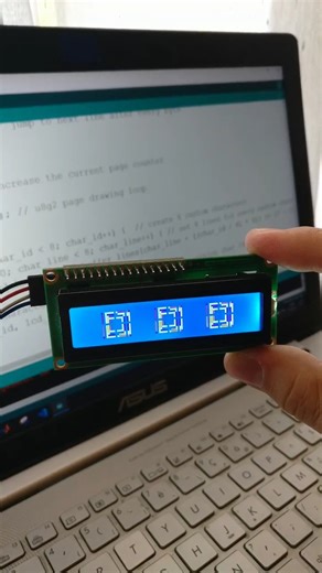 Animação 3D em LCD 16x2 com Arduino 🤯 Quer o código completo? Digita "Quero" que envio. #arduinoprojects #arduino #ArduinoDays2024 #arduinoday #arduinotutorial | Prototipando