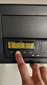 tachograph manual entry. #europe #tachograph #truckers #truckerofeurope #mercedesbenz #lkw #tacho