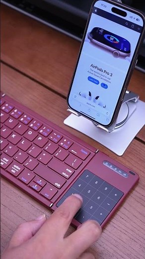 A magical device that turns your phone or tablet into a computer; simply connect via Bluetooth.