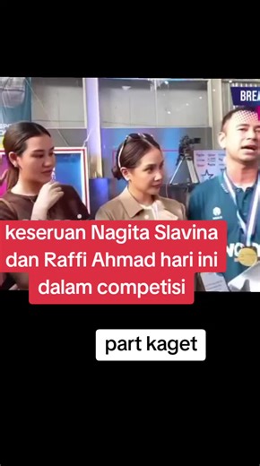Keseruan Raffi Ahmad dan Nagita Slavina dalam Kompetisi