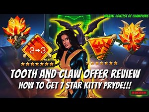 Lets Review MCOC Tooth and Claw Offers - How To Get Your 7 Star Kitty Pryde - MCOC Coliseum Rewards