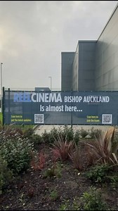 'Almost here' signs have gone up teasing the soon to open new Reel cinema coming to Bishop Auckland Retail Park 😍 The new Reel Cinema is due to open at the retail park in March, as work on the development is now nearing completion 🎞️ | The Northern Echo