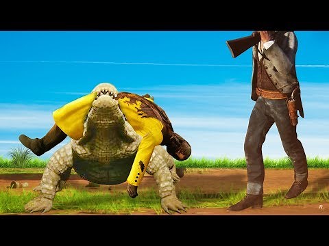 I Fed Jelly To A CROCODILE in Red Dead Redemption 2 Online!