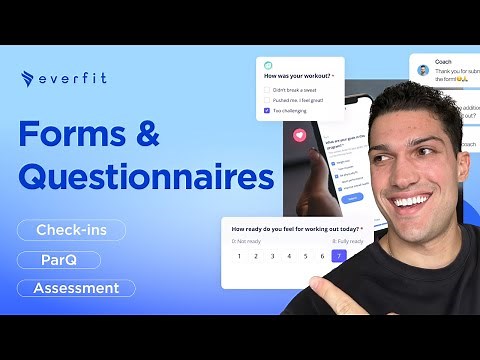 Easy Check-in and Feedback Collection with Everfit's Forms & Questionnaires