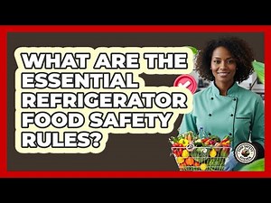 What Are The Essential Refrigerator Food Safety Rules?