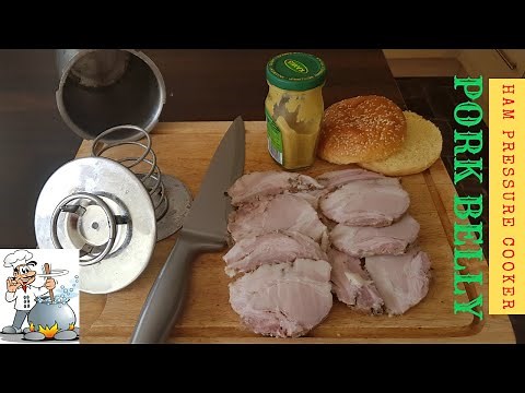 HOW TO USE HAM PRESSURE COOKER/HOME MADE HAM /PORK BELLY