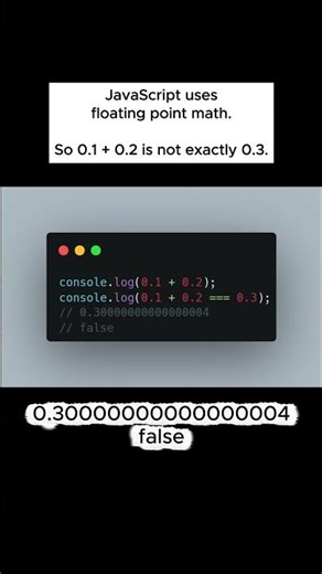 JavaScript Challenge #19 — 0.1 + 0.2 ≠ 0.3?! 😈