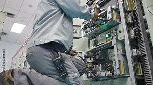 Electrical engineer to check and fix electrical equipment in Substation building of Factory
