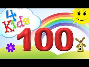 Zahlen lernen für Kinder - zählen von 91 bis 100 (deutsch)