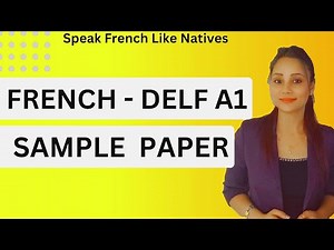 DELF A1 FRENCH SAMPLE PAPER